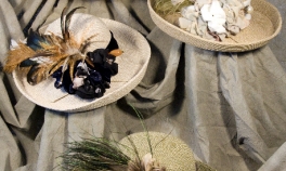 large-brim-flecked-straw-hats