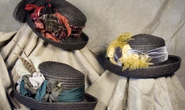 small-black-upturn-straw-hats